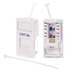 RJ45 wall outlet module